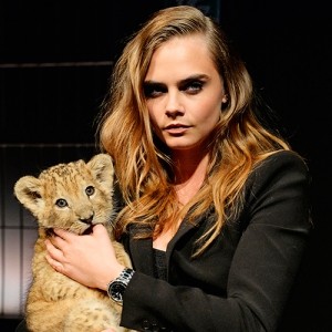 Cara Delevingne, Tag Heuer and a real life lion cub