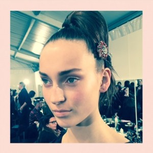 AW15 Backstage Beauty: MFW Day 2